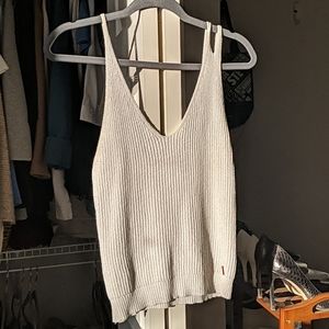 Philanthropy knit tank